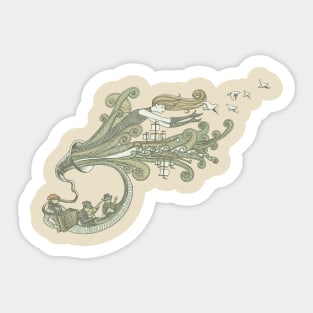 Wayfaring Waltz Sticker